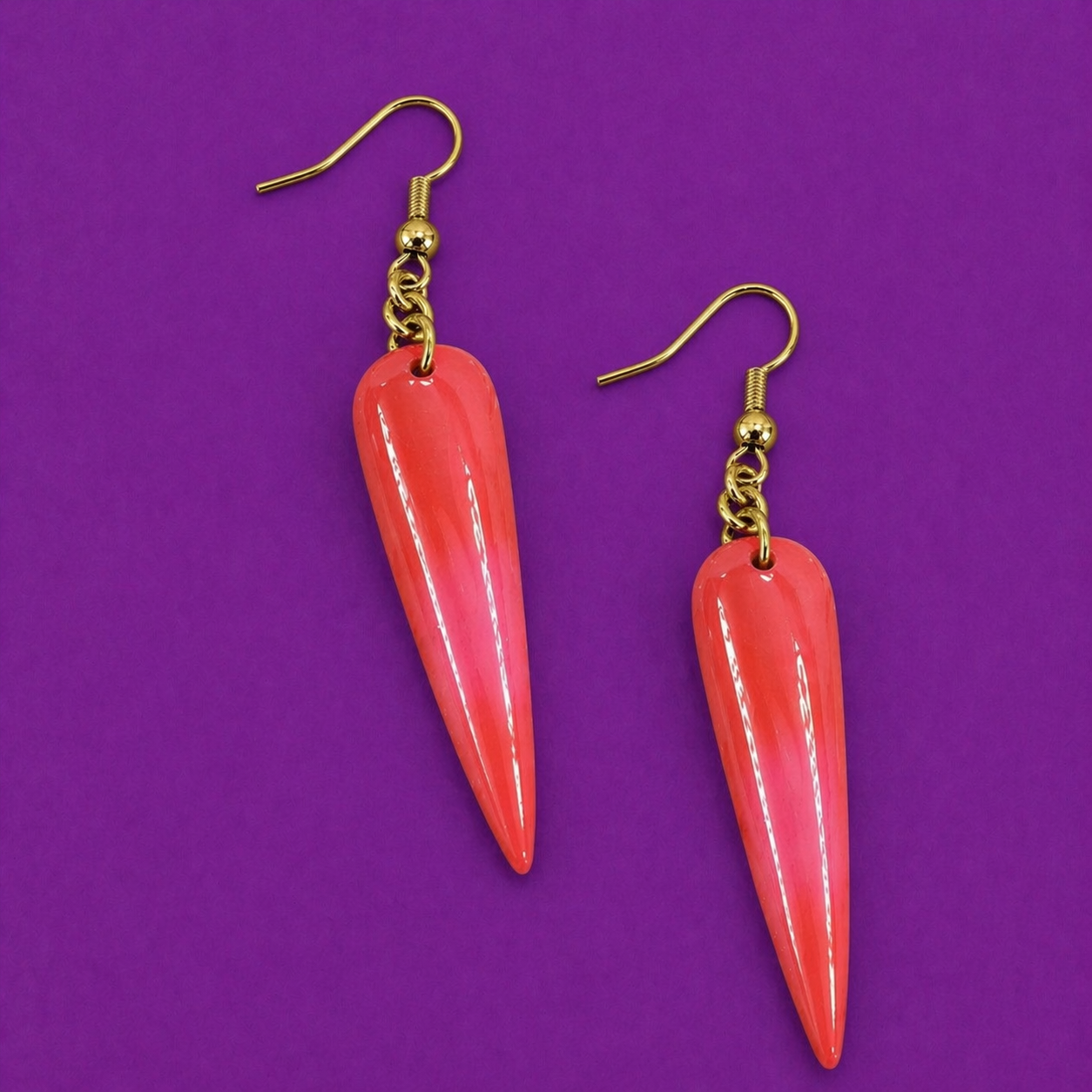 Hot Pink Boucle d'oreille