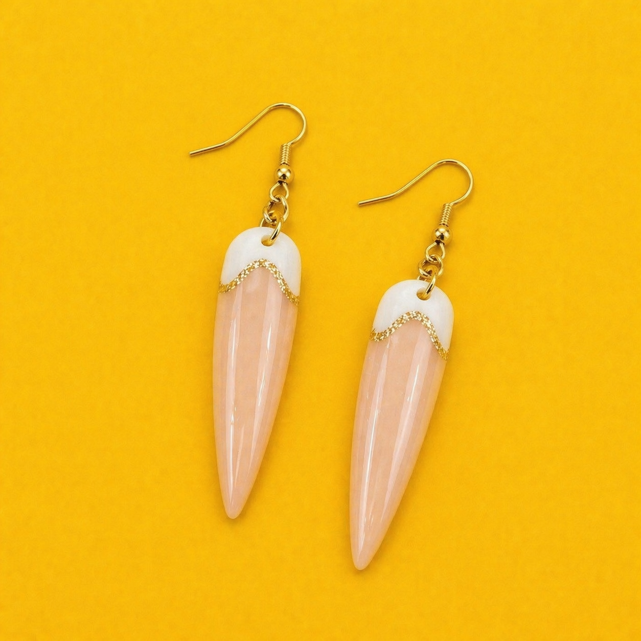 Champagne French Boucle d'oreille