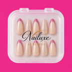 Pink Dream Press on nails
