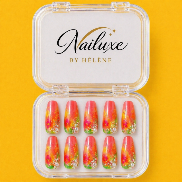 Tropical Candy Press on nails