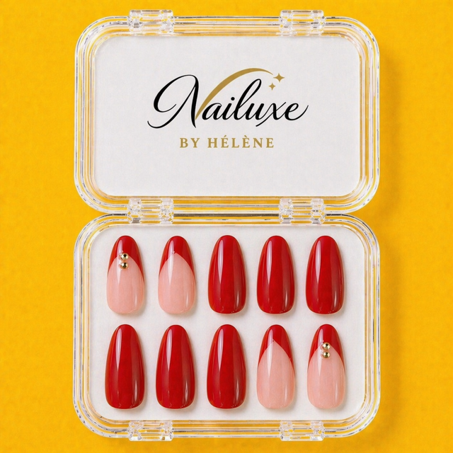 Kiss me Red Press on nails