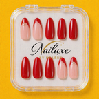 Kiss me Red Press on nails