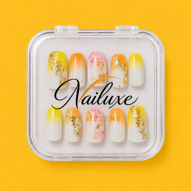 Summer glow Press on nails