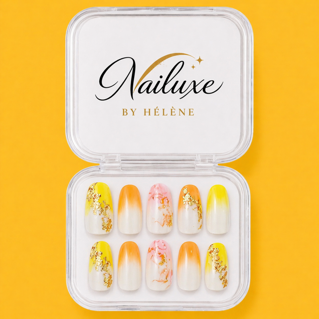 Summer glow Press on nails