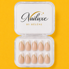 Champagne French Press on nails